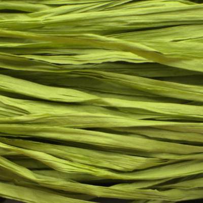 finnischer Papierbast - Raffiabast, Rafiabast, Rafiagarn - lime