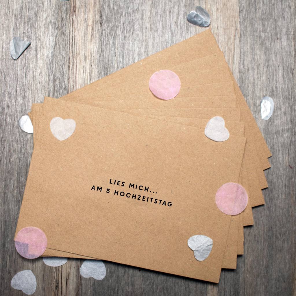 Hochzeitsgeschenk Brautpaar, 10 Briefe für die ersten 10 Hochzeitstage, Liebesbrief Set mit Umschlägen zum Beschriften Bild 1