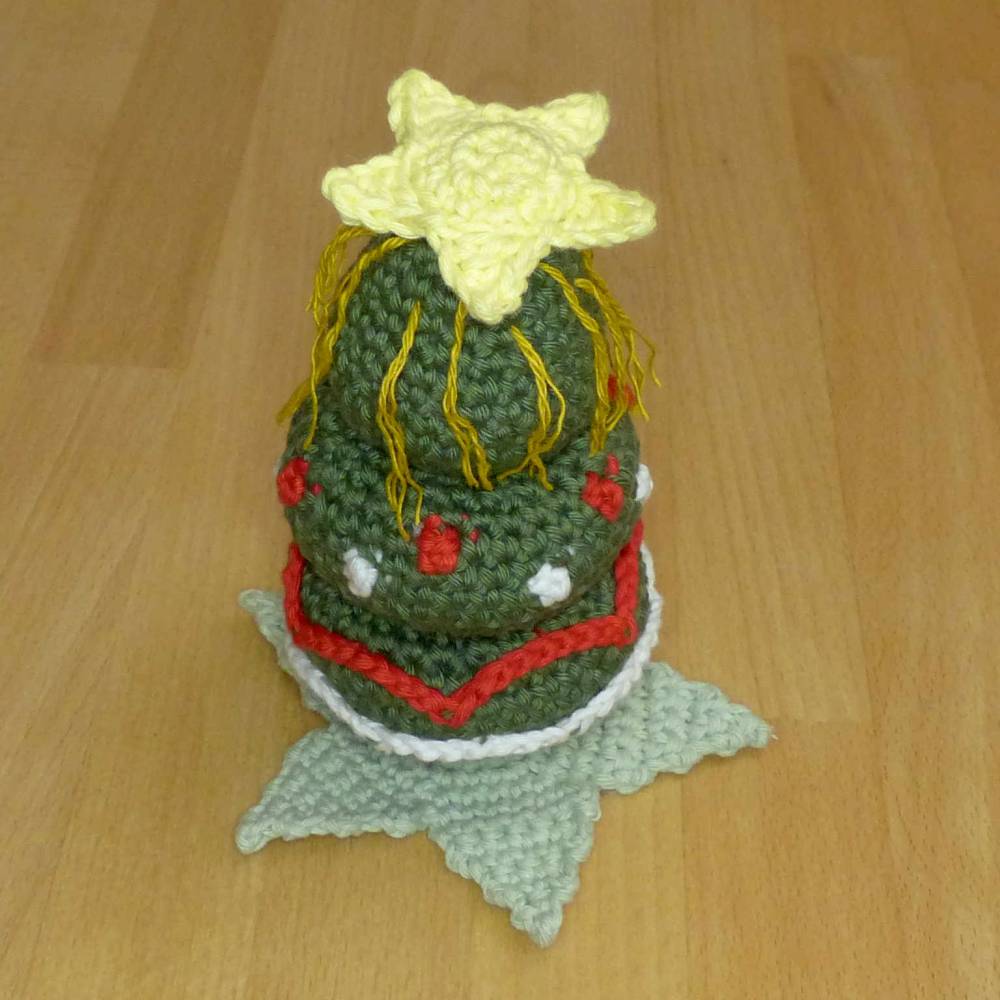 Häkelanleitung Steckspiel Weihnachtsbaum, Stapelturm, Motorikspielzeug, pdf-Datei Bild 2