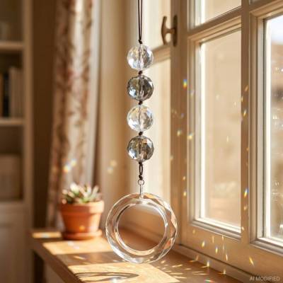 Suncatcher Fensterdeko Glas – Magische Lichtspiele & Feng Shui für dein Zuhause