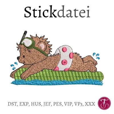 Stickdatei Faultier Vollstick drei Größen