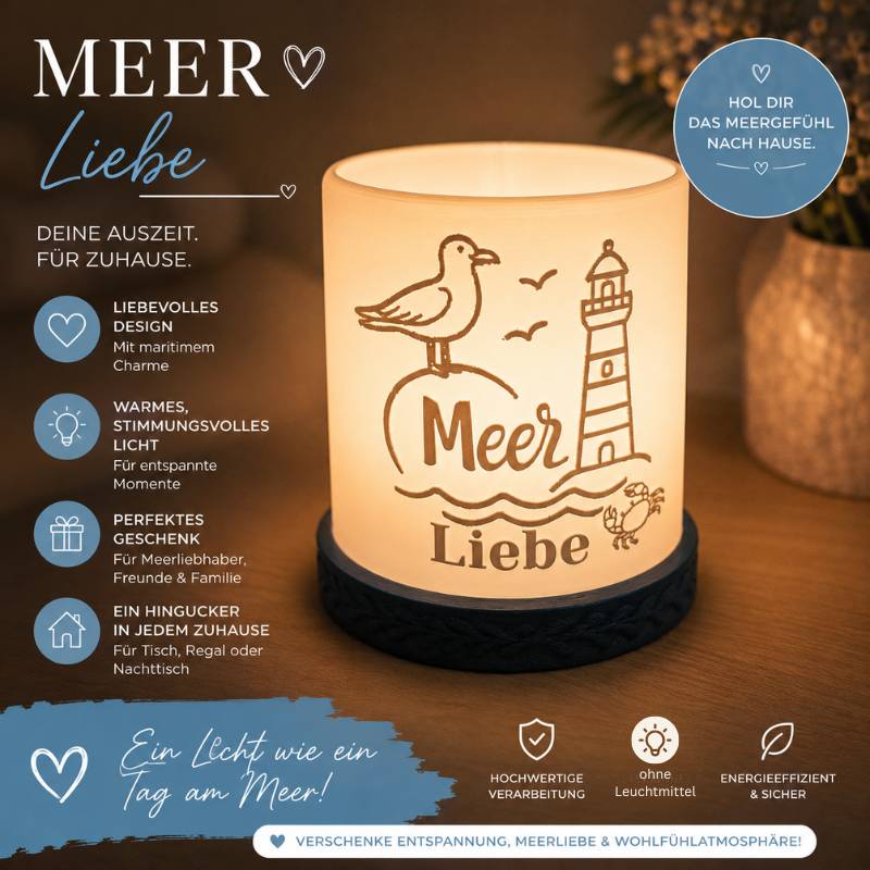 EMOTION Light Windlicht mit Wunschname | 5 Varianten | personalisiertes Geschenk