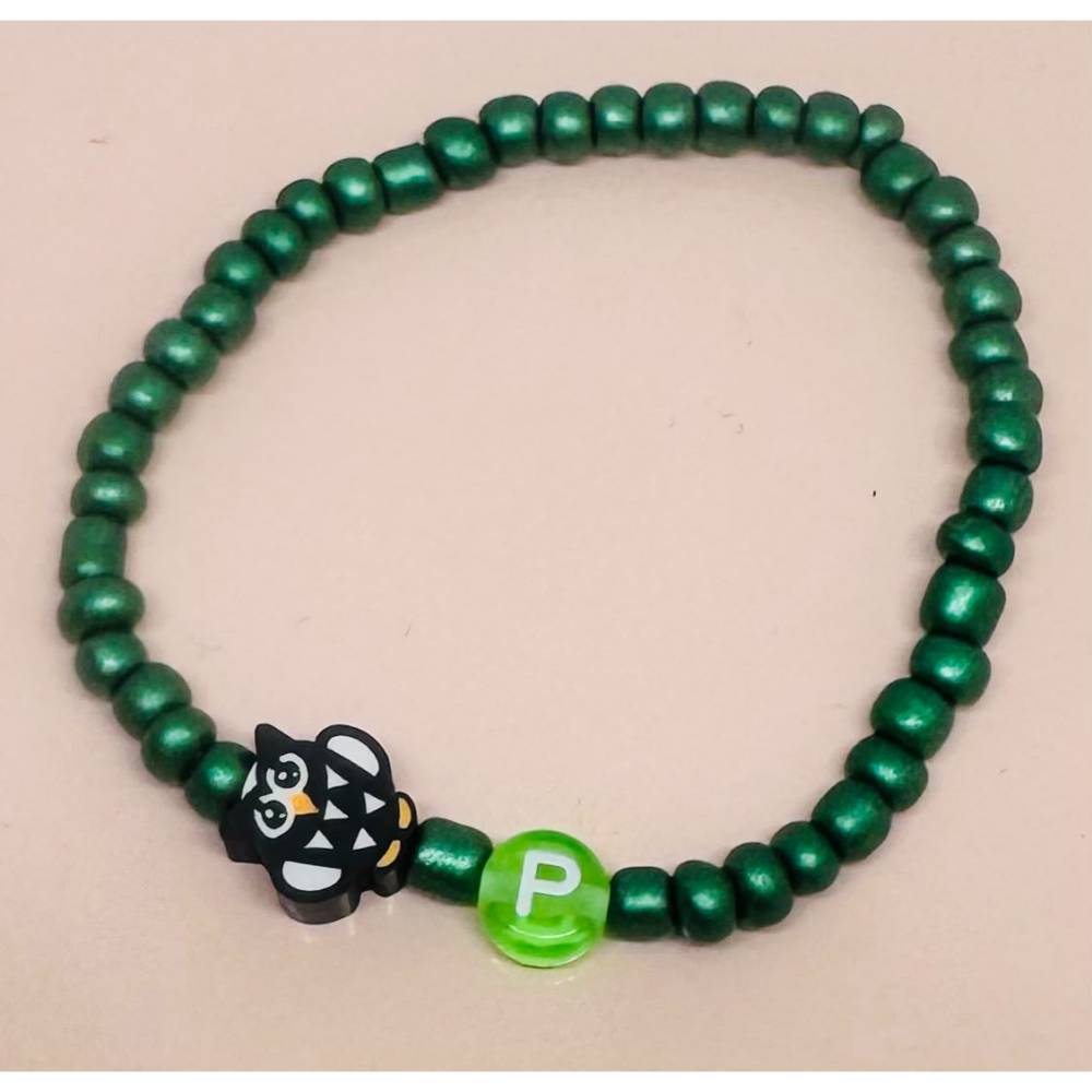 Personalisierbares Kinderarmband mit Tier und Initiale – Handgefertigtes Geschenk zur Einschulung & Taufe Bild 7