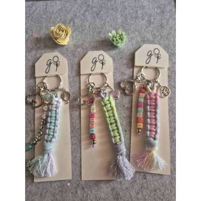 Makramee Wegbegleiter Freiheit | Schlüsselanhänger | Handgemacht | Geschenkidee