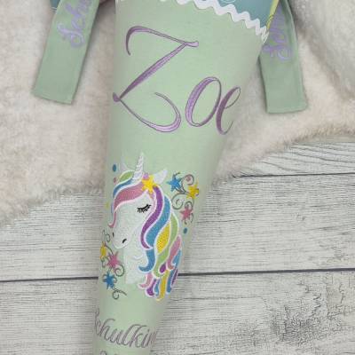 Schultüte mit Einhorn passend zum Ergobag
