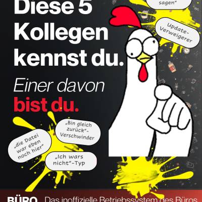 BüroBingo PDF Druckvorlage | über 270 Büro-Typen & Meeting-Sprüche | Wichtelgeschenk 