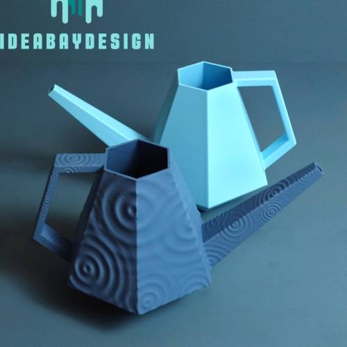 Gießkanne 1,3L Design Gießkanne aus Kunststoff Indoor & Outdoor Vase Tropfenoptik oder Klassisch