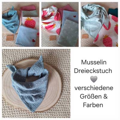 Halstuch/ Dreieckstuch aus Musselin