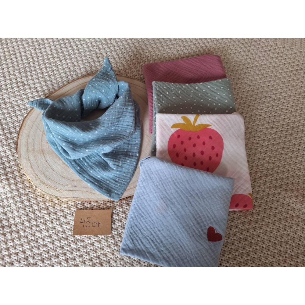 Halstuch/ Dreieckstuch aus Musselin Bild 2
