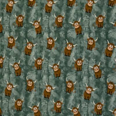 Swafing French Terry „Holy Cow“ by Mrs. Mint Design