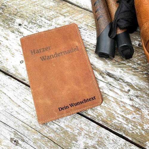 Hülle für den Harzer Wandernadel Ausweis - Geschenk für Weltenbummler
