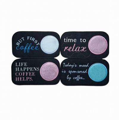 Stickdatei für Mug Rug Set Kaffee