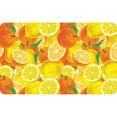 Frühstücksbrettchen Zitrusfrüchte, mit Orangen und Zitronen