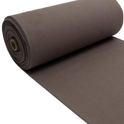 Bündchen Feinripp Strickbündchen Stoff  Uni taupe