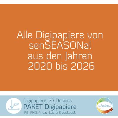 PAKET Digipapiere von senSEASONal