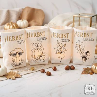 Stickdateien Set elegant Autumn – 29 Motive ab 10x10 cm, ITH ab 13x18 cm, Shabby & Scribble Herbst Stickmuster