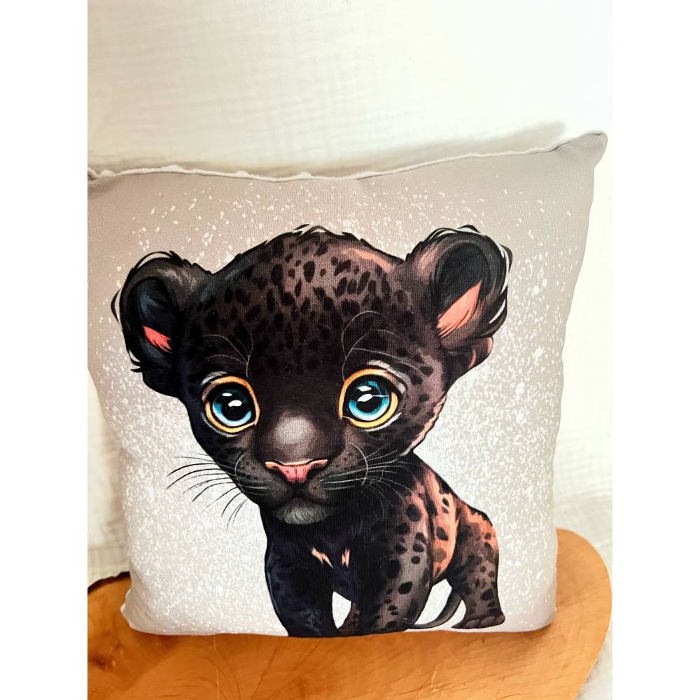 ️ Kinderkissen „Panter „ – ein kleiner Kuschelfreund zum Liebhaben