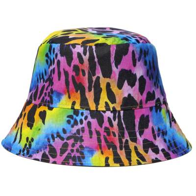 Wendbarer Sommerhut Bucket Hat Unisex Leo Wild & Bunt – Handgenäht & Stylisch