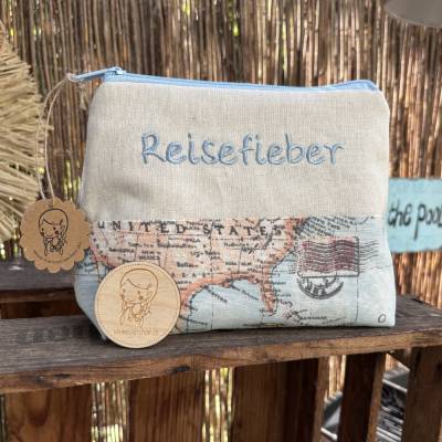 Große Reise-Apotheke Reisefieber // Notfalltasche // Kulturbeutel // Universaltasche // Reiseapotheke XL