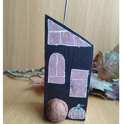 Deko Holzhaus handgemacht | kleines Holzhäuschen | Unikat | liebevolles Geschenk
