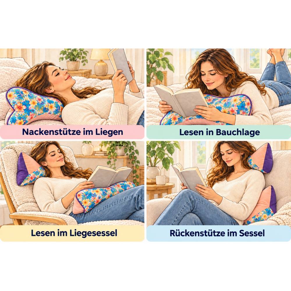 Leseknochen XL ca. 48 cm – handgemacht & personalisierbar | Personalisierbar |KOSTENLOSER VERSAND Bild 4