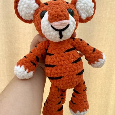 "Tiger George" Kuscheltier Puppe