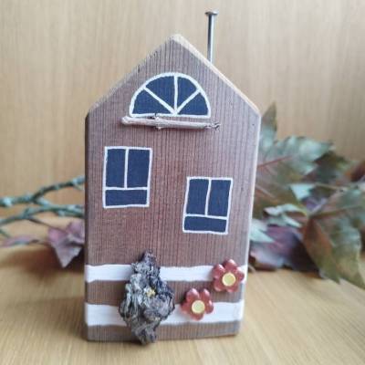 Deko Holzhaus handgemacht | kleines Holzhäuschen | Unikat | liebevolles Geschenk