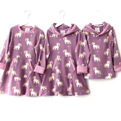 Einhorn Jersey Kleider und Einhorn Jersey Pullover für Mädchen