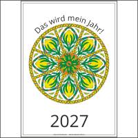 Blanko Kalender 2027 zum selber Gestalten in DIN A4 Download