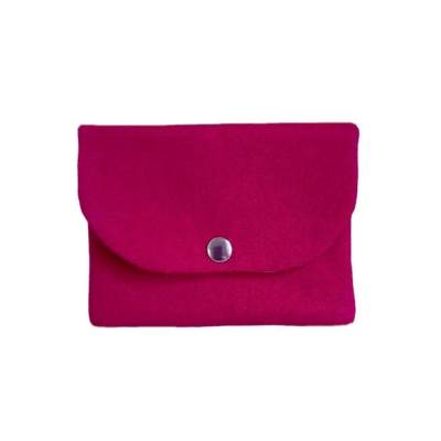 Kleine Geldbörse Portemonnaie Canvas Blümchen Pink- Miss Manny Mini