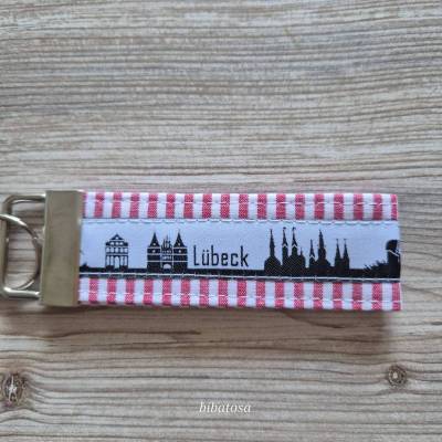 Schlüsselband Skyline " LÜBECK "