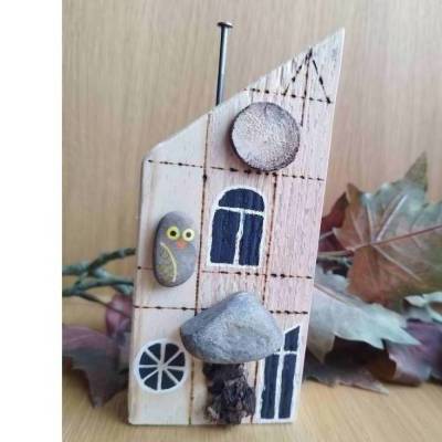 Deko Holzhaus handgemacht | kleines Holzhäuschen | Unikat | liebevolles Geschenk