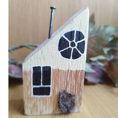 Deko Holzhaus handgemacht | kleines Holzhäuschen | Unikat | liebevolles Geschenk