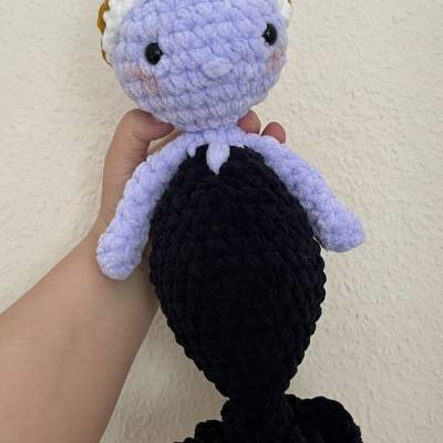 Häkelpuppe "Seehexe Ella" gehäkeltes Kuscheltier