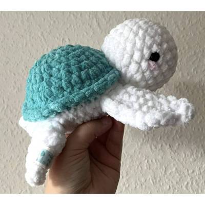 Häkelkuscheltier M-Schildkröte = Personalisiert nach euren wünschen!