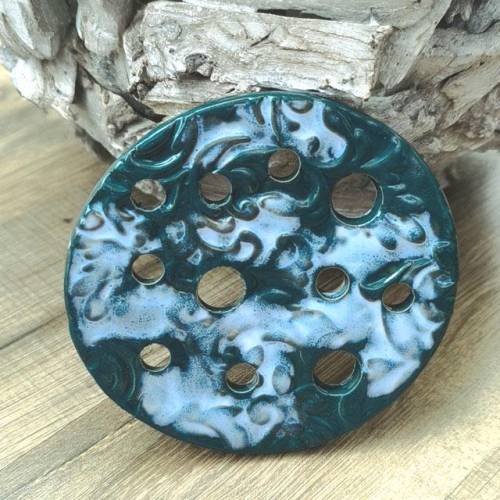Keramik Blumenretter "Welle"