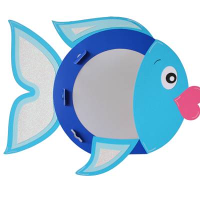 Fisch Laternen Bastelset zum Ausschneiden – vorgestanzt | DIY Laterne für Kinder