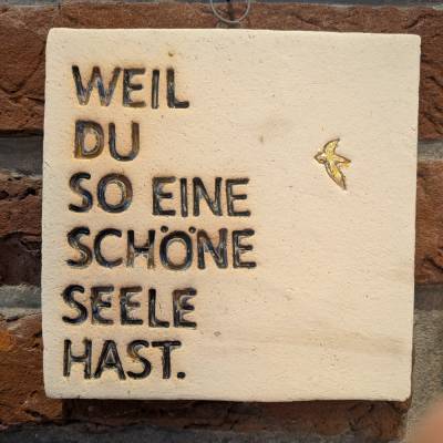 Fliese "schöne Seele"