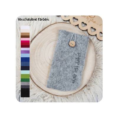 Brillen Etui aus Filz - Hab ich dabei - verschiedene Farben