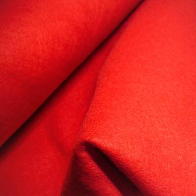 Filz, rot, Dicke 2 mm, 45 cm breit, 1,8 m, zum Nähen oder Basteln, Bastelfilz