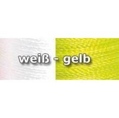 Madeira Polyneon 40 Maschinenstickgarn - 400m weiß-gelb