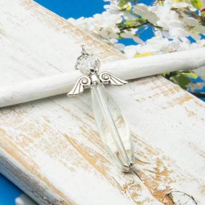 Schutzengel, Schlüsselanhänger, Taschenbaumler, Charm, Geschenkidee, Mitbringsel, Gastgeschenk, weiß, Adventskalender