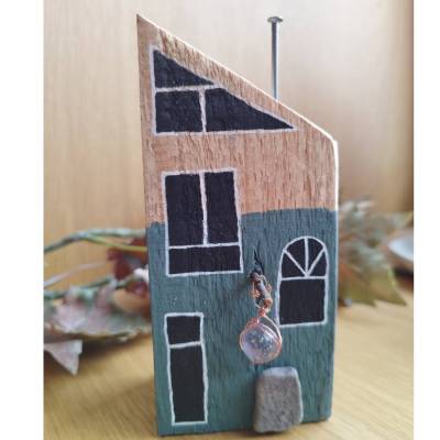 Deko Holzhaus handgemacht | kleines Holzhäuschen | Unikat | liebevolles Geschenk