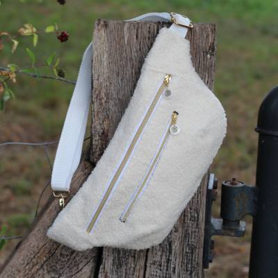 Crossbodybag - Bauchtasche - Crossbag - Gürteltasche * aus Teddy