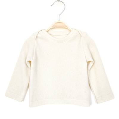 Babypullover 100% Kaschmir 62/68 wollweiß Upcycling