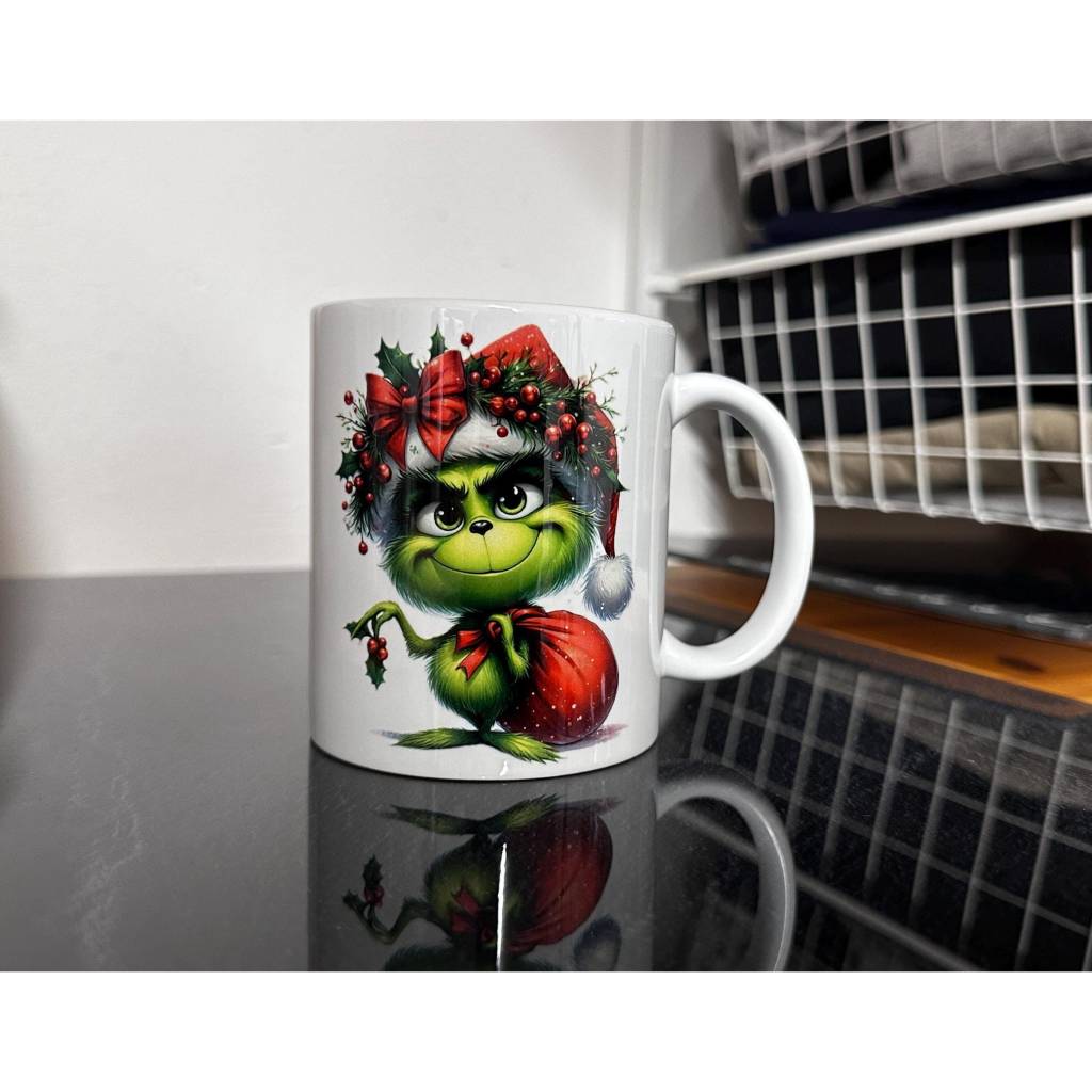 Witzige Grinch Weihnachts-Tasse – Lustige Geschenkidee