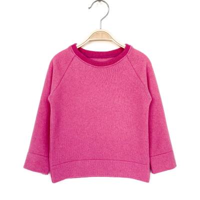 Kaschmirpullover Größe 86 pink / Upcycling Kinderpullover 100% recycelter Kaschmir