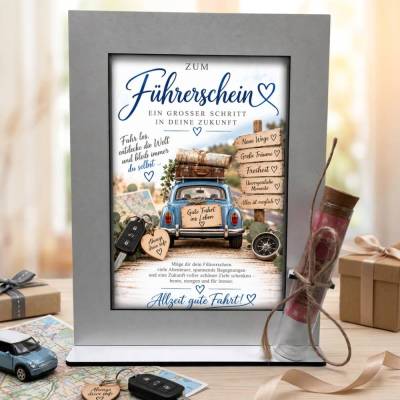 Geldgeschenk Führerschein – Geschenk für neue Wege & gute Fahrt