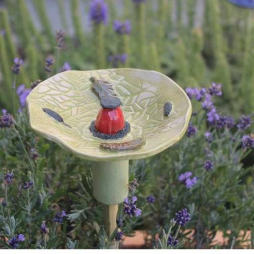 Steck-Insektentränke "Mohnblüte" mit vielen Landemöglichkeiten