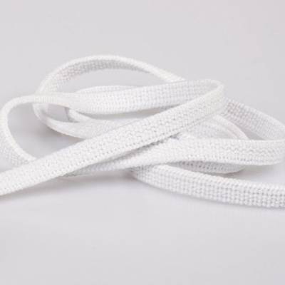 kochfestes Gummiband, Breite 5 mm, weiß Bündel mit 5 m